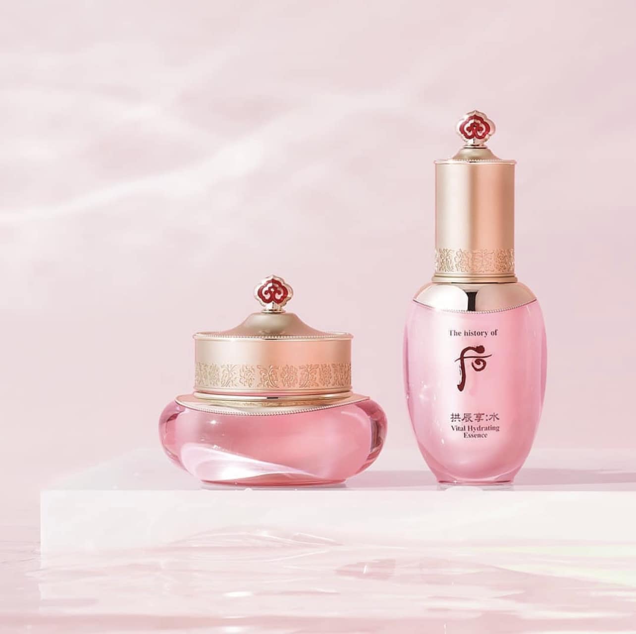 Set Dưỡng Whoo Hồng Hydrating Dưỡng Ẩm Giúp Da Căng Bóng Sáng Mịn Tự Nhiên 3