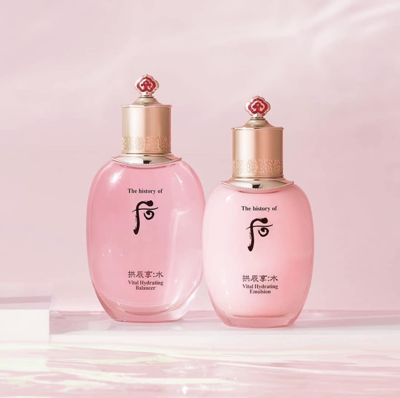 Set Dưỡng Whoo Hồng Hydrating Dưỡng Ẩm Giúp Da Căng Bóng Sáng Mịn Tự Nhiên 4