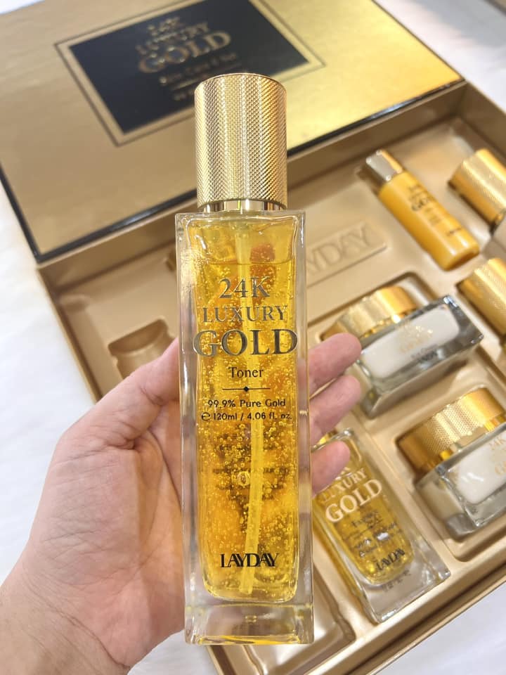 Bộ Dưỡng Da Chiết Xuất 999 Vàng 24K Anjo Layday Gold 24k 2