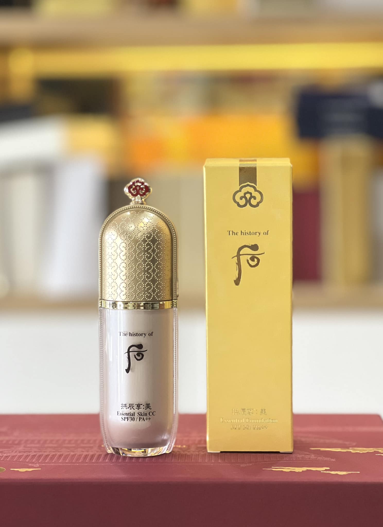 Kem CC Trang Điểm Whoo Gongjinhyang Mi Essential CC Cream SPF30PA 1