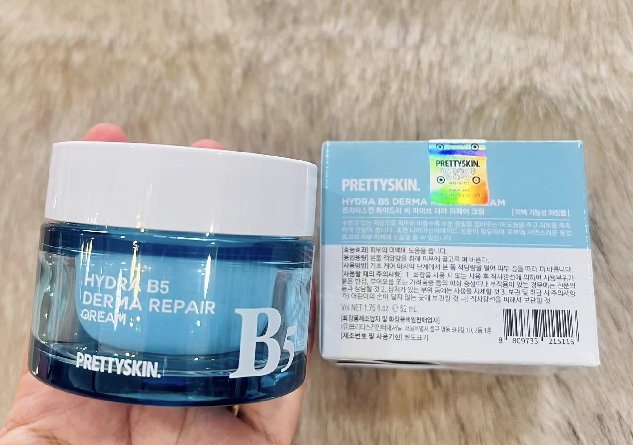Kem Dưỡng Trắng Phục Hồi Da Prettyskin Hydra B5 Derma Repair Cream Hàn Quốc 1