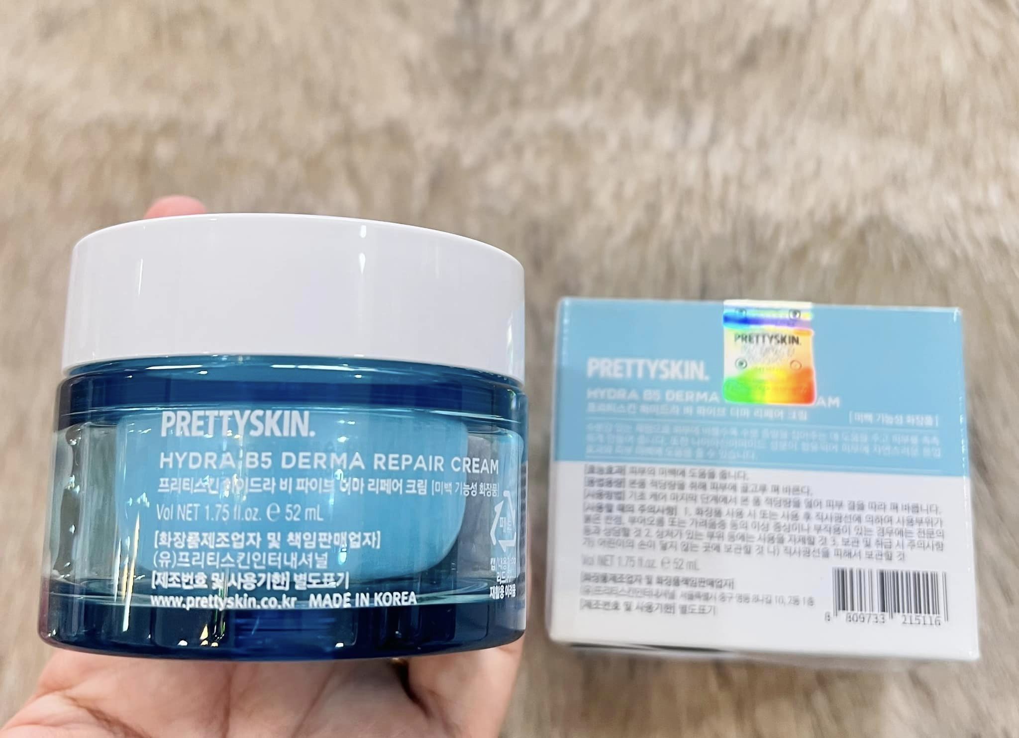 Kem Dưỡng Trắng Phục Hồi Da Prettyskin Hydra B5 Derma Repair Cream Hàn Quốc 2