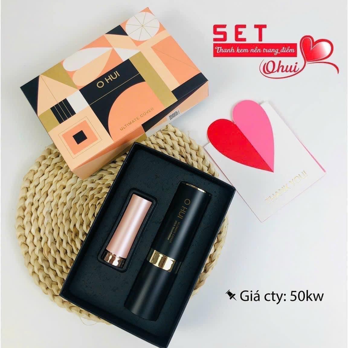 SET KEM NỀN DẠNG THỎI OHUI ULTIMATE COVER STICK FOUNDATION STICK 4