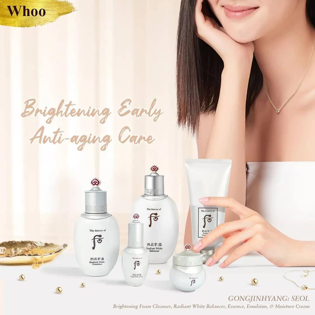 Set Dưỡng Trắng Da Trị Nám WHOO Radiant Whitening Special Mẫu Mới Nhất 3