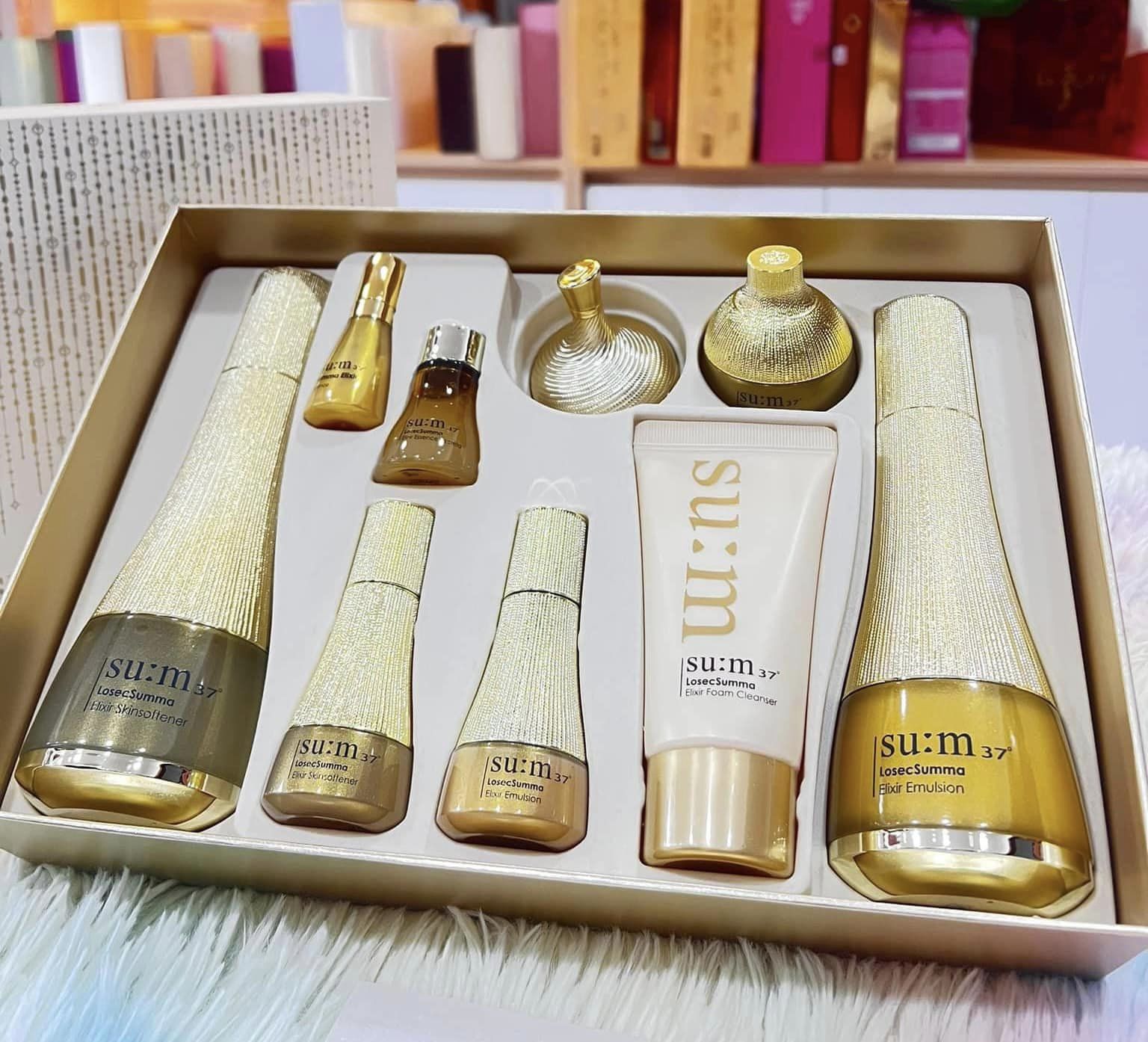 Set Dưỡng Tái Sinh Da Cao Cấp Sum Vàng Sum37 LosecSumma Elixir Special Set 1