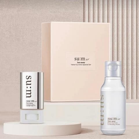 Set Kem Chống Nắng Dạng Thỏi SUM37 Sun away Velvet Sun Stick SPF50PA 2