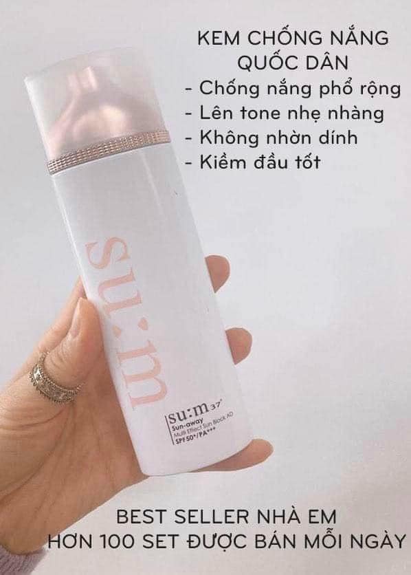 Set Kem Chống Nắng Sum37 Sun Away Multi Effect Sun Block AD 2