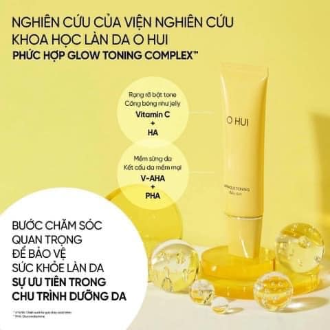 Set Kem Chống Nắng Đa Năng Ohui Miracle Toning Daily Sun 2