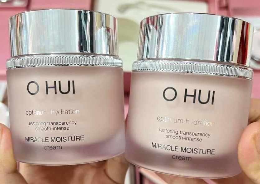 Set Kem Dưỡng Da Ohui Hồng Cấp Ẩm Sáng Da Ohui Miracle Moisture 2
