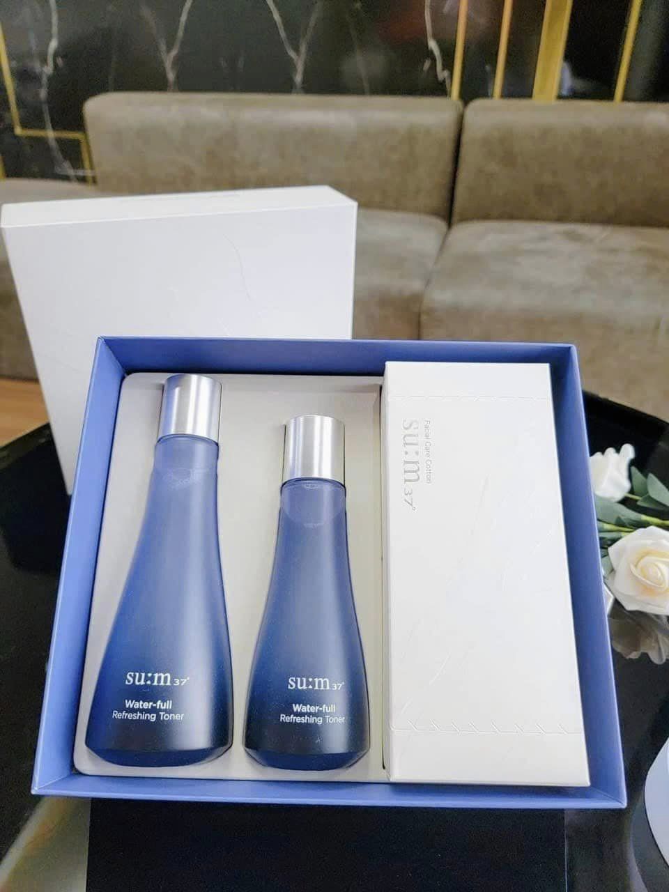 Set Nước Hoa Hồng Cấp Nước SUM37 Water Full Refreshing Toner 2