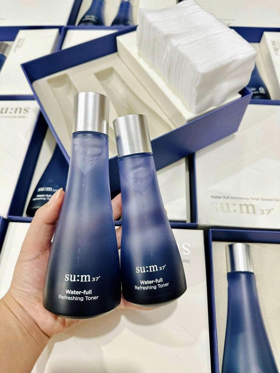 Set Nước Hoa Hồng Cấp Nước SUM37 Water Full Refreshing Toner 3