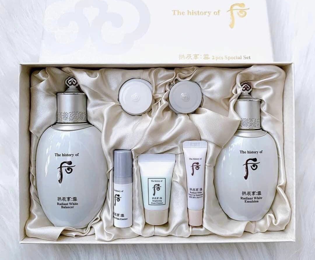 Set Whoo Trắng Dưỡng Trắng Da Trị Thâm Nám WHOO Radiant Whitening Special 3