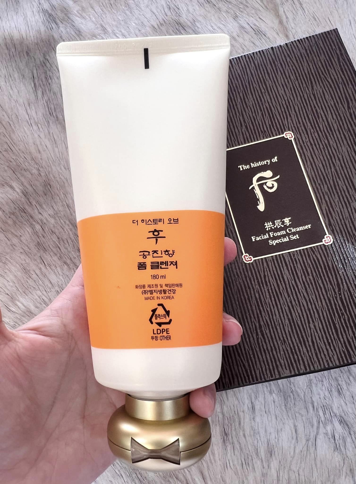 Sữa Rửa Mặt Whoo Vàng Chống Lão Hóa Whoo Facial Foam Cleanser 2