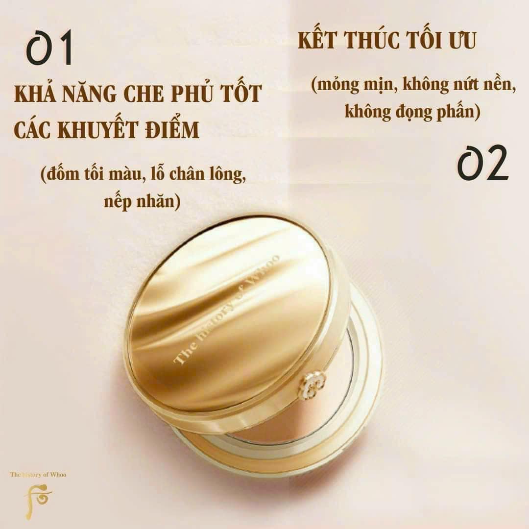 Phấn Phủ Whoo Vàng Cao Cấp Dạng Nén Mẫu Mới 1