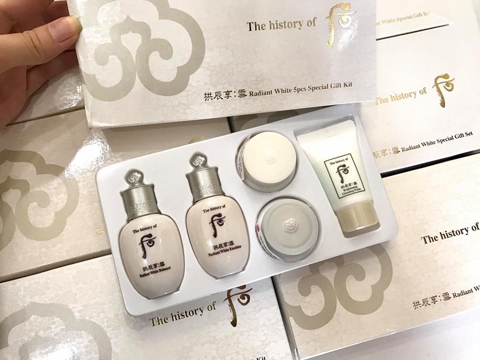 Set Mini Trắng Da Trị Nám Whoo Radiant White Special Gift Set 2