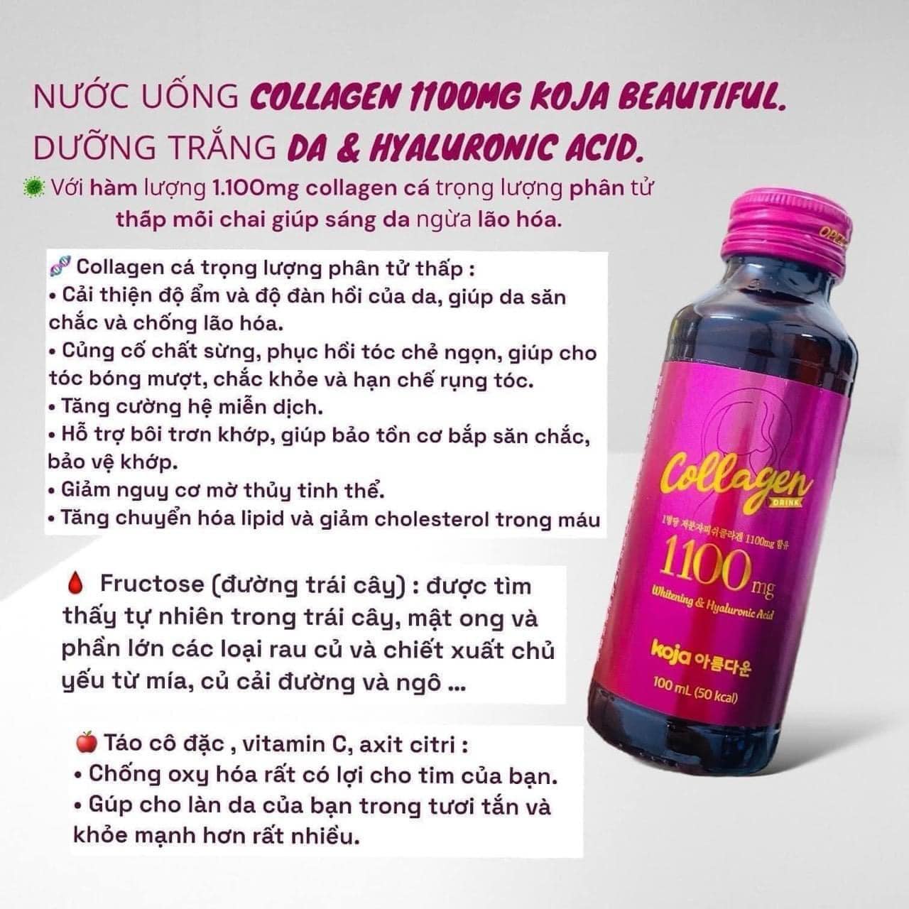 COLLAGEN UỐNG KOJA 1100mg 1