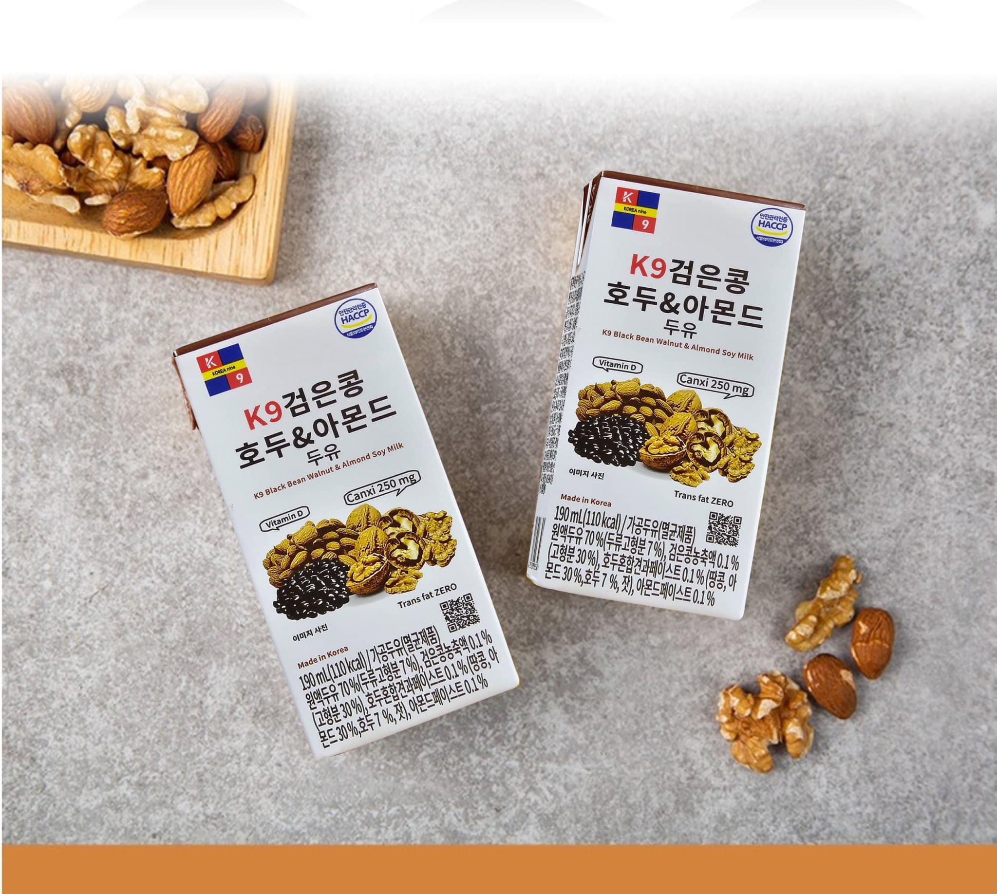 Sữa Hạt Óc Chó Hạnh Nhân Đậu Đen K9 Hàn Quốc Thương hiệu AREUM DEUL 2