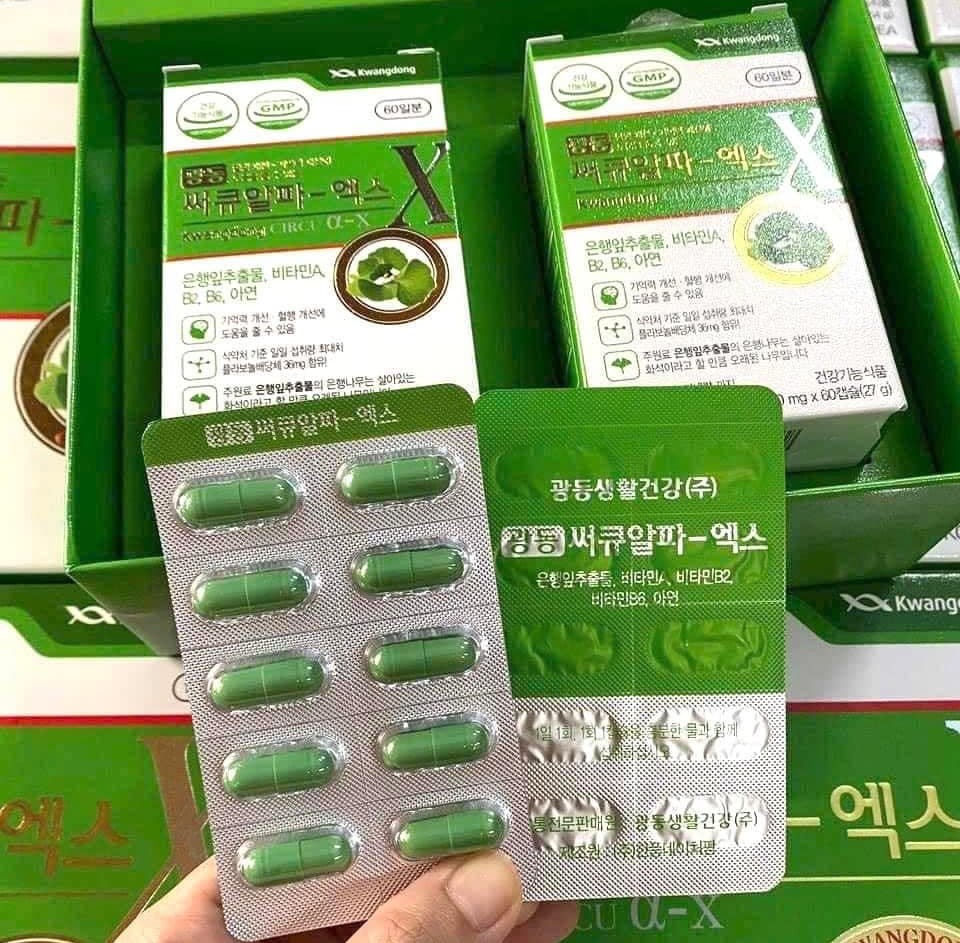 VIÊN UỐNG BỔ NÃO CỦA CTY DƯỢC KWANGDONG HÀN QUỐC DẠNG VIÊN NÉN 2