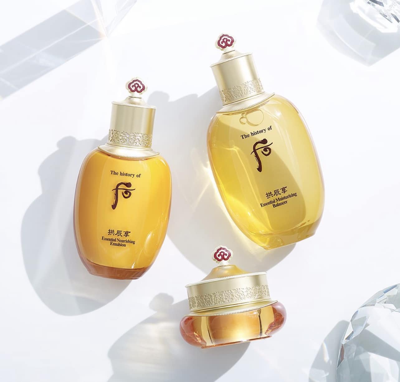 Tách Set Sữa Dưỡng Whoo Vàng Chống Lão Hóa Da Whoo Essential Nourishing Emulsion 2